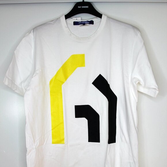 BNWT AW18 JUNYA WATANABE BLACK AND YELLOW PRINT TSHIRT M - Picture 2 of 12